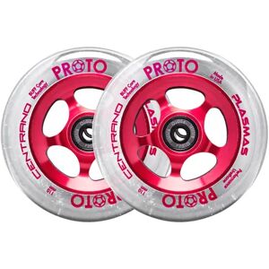 Proto X Centrano Plasmas Stunt Scooter Rollen 2 Stk. (110mm - Clear On Red)
