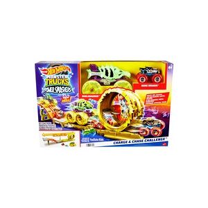 Hot Wheels Monster Trucks Power Verfolgungsjagd, Spielfahrzeug