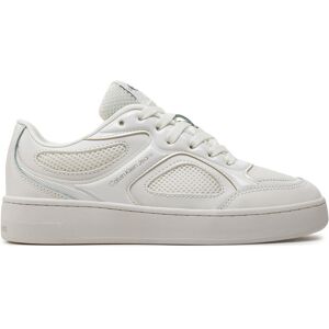 Sneakers Calvin Klein Jeans Basket Cupsole Low Mix In Met YW0YW01387 Weiß 41 female