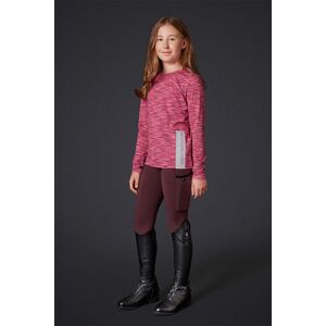 Mountain Horse Flora Vollbesatzreitleggings für Damen Burgundy 38 unisex