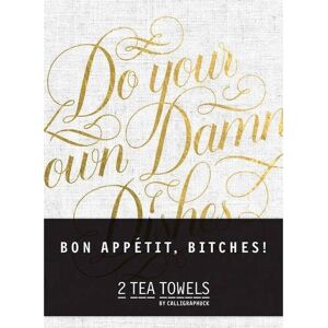 Chronicle Books Libri Bon appetit, bitches ! Tea towels - Collectif - broché