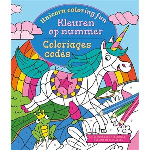 Chantecler Unicorn coloring fun - coloriages codés - Petra Theissen - broché