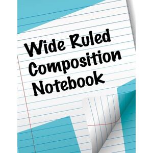 Dot Edu Wide Ruled Composition Notebook