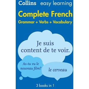 Collins Reference Easy Learning French Complete Grammar, Verbs and Vocabulary (3 books in 1)