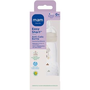 MAM Babyflasche Easy Start matt, Anti-Kolik, 260 ml, ab 0M natur unisex