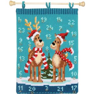 Verachtert Adventskalender Rentiere - Size: 40 x 53 cm