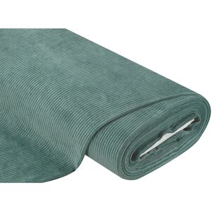 buttinette Baumwoll-Breitcord, helles Petrol - Size: 140 cm