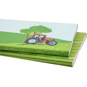 buttinette Baumwolljersey-Coupon Traktor mit Elasthan
