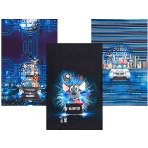 buttinette Sweat-Coupon Wanted-Maus, blau-color