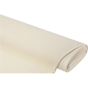 buttinette Nicki-Jersey in Cord-Optik, wollweiss