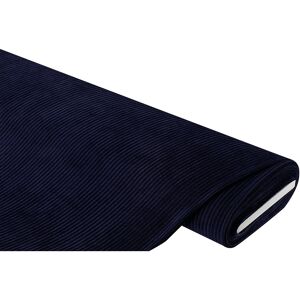 buttinette Nicki-Jersey in Cord-Optik, marine - Size: 145 cm