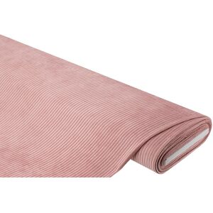 buttinette Nicki-Jersey in Cord-Optik, altrosa - Size: 145 cm
