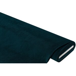 buttinette Nicki-Jersey in Cord-Optik, petrol - Size: 150 cm