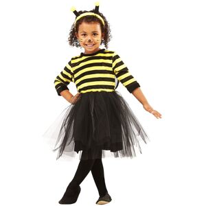 Exclusive Design by buttinette buttinette Bienen-Kleid f&uuml;r Kinder - Size: Gr. 104/110