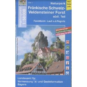 Landesamt für Digitalisierung, Breitband und Vermessung, Bayern - UK50-11 Naturpark Fränkische Schweiz-Veldensteiner Forst, südl.Teil: Forchheim, Lauf a.d.Pegnitz, Veldenstein, Hersbruck, Ebermannstadt, Waischenfeld, ... Erlangen, Baiersdorf, Gräfenberg,