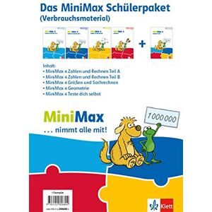 MiniMax 4: Schülerpaket (5 Hefte: Zahlen und Rechnen A, Zahlen und Rechnen B, Größen und Sachrechnen, Geometrie, Teste-dich-selbst) - Verbrauchsmaterial Klasse 4 (MiniMax. Ausgabe ab 2019)