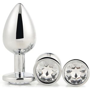 Dream Toys Gleaming Love Silver Plug Set Analplug-Set Silver Plug Set