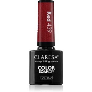 Claresa SoakOff UV/LED Color Warm Feelings Gel-Nagellack Farbton Red 439 5 g