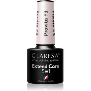 Claresa Extend Care 5 in 1 Provita Basislack für Gelnägel mit regenerierender Wirkung Farbton 3 5 g