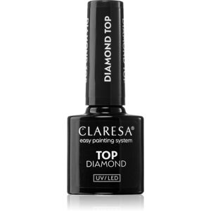 Claresa UV/LED Top Diamond No Wipe ausdünstungsfreier Gel-Decklack für Schutz und Glanz 5 g