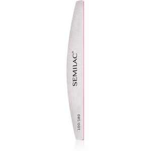 Semilac Accessories Nail File 100/180 Klassische Nagelfeile mit zwei Körnungen 1 St.