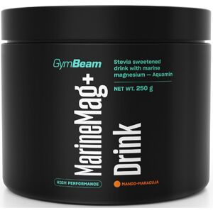 GymBeam Marine Mag+ Drink Pulver für die effektive Magnesiumergänzung Geschmack Mango & Maracuja 250 g