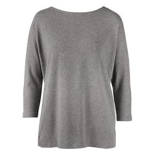 Cornelie Weiss Homewear 3-Teiler, 3/4-Arm-Shirt - 38 - Grau-meliert