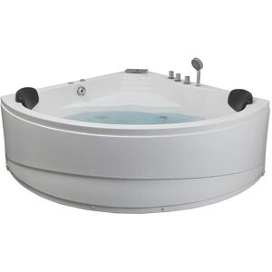 Vente-unique Whirlpool Eckwanne - 2 Personen - 350 L - 150 x 150 x 60 cm - AGLENA