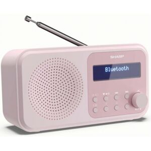 Sharp DR-P420 - Radio mit DAB+, DAB und FM mit RDS - Pink