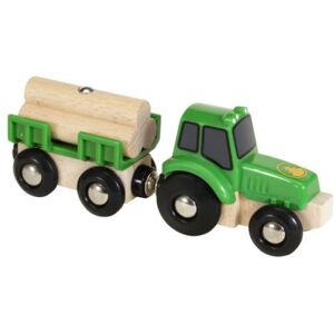 Brio Holz Traktor mit Ladung