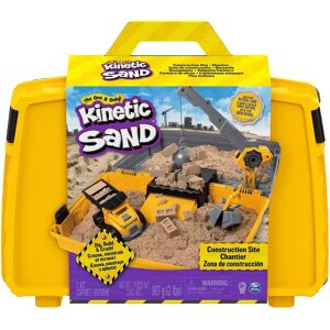 Kinetic Sand - Baustellen Koffer Multicolor