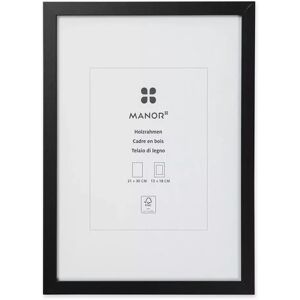 Manor - Holz-Bilderrahmen, 21 X 30 Cm, Black