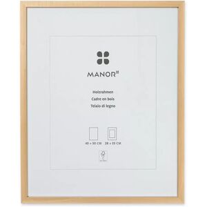 Manor - Holz-Bilderrahmen, 40x50cm, Beige