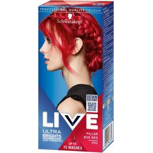 Live - Ultra Brights Semi-Permanente Coloration, Pillar Box Red