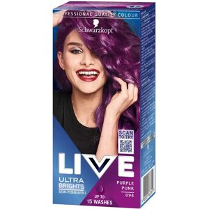 Live - Ultra Brights Semi-Permanente Coloration, 1 Stück, Purple Punk