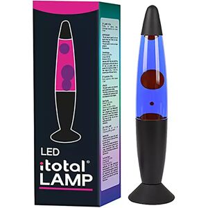 I-Total - Lava Lampe Pink, 35cm, Multicolor