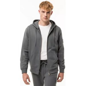 Calvin Klein Jeans - Sweatjacke Mit Kapuze, Für Herren, Grau, Größe L