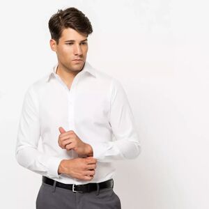 Kauf - Hemd, Modern Fit, Langarm, Für Herren, Weiss, Größe 42