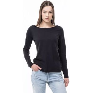 Manor Woman - T-Shirt, Langarm, Für Damen, Black, Größe L