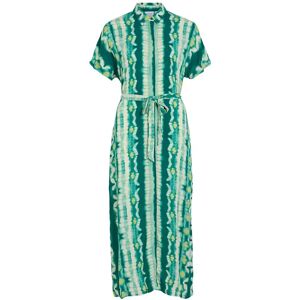 Vila - Kleid, Für Damen, Grün Bedruckt, Größe 38