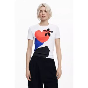 Desigual - T-Shirt, Für Damen, Weiss, Größe L