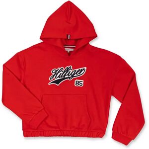 Tommy Hilfiger - Sweatshirt, Script Hoodie, 10a, Rot