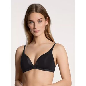 Calida - Bügelloser Bh, Wattiert, Für Damen, Black, Größe 70/a