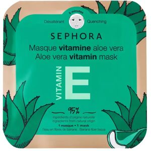 Sephora - Vitamin Face Masks Aloe Vera Quenching, Colorful Mask, 1 Pezzo