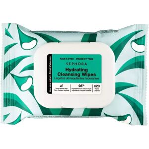 Sephora - Lingettes Demaquillantes Frucht- & Pflanzenextrakte + Mizellen-Lotion, Demaq-23 Aloe, 20stück, Aloe Vera