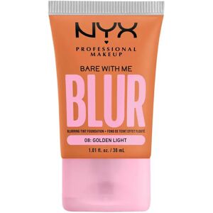Nyx-Professional-Makeup - Bare With Me Blur Tint Foundation, Lt Ivory, 30 Ml, Golden Light