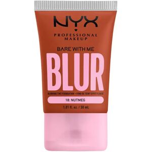 Nyx-Professional-Makeup - Bare With Me Blur Tint Foundation, Lt Ivory, 30 Ml, Nutmeg
