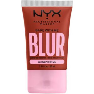 Nyx-Professional-Makeup - Bare With Me Blur Tint Foundation, Lt Ivory, 30 Ml, Deep Bronze
