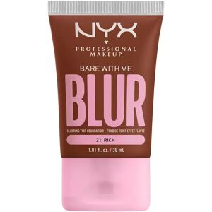 Nyx-Professional-Makeup - Bare With Me Blur Tint Foundation, Lt Ivory, 30 Ml, Rich