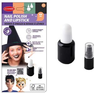 Goodmark Nagellack Und Lippenstift Set Black